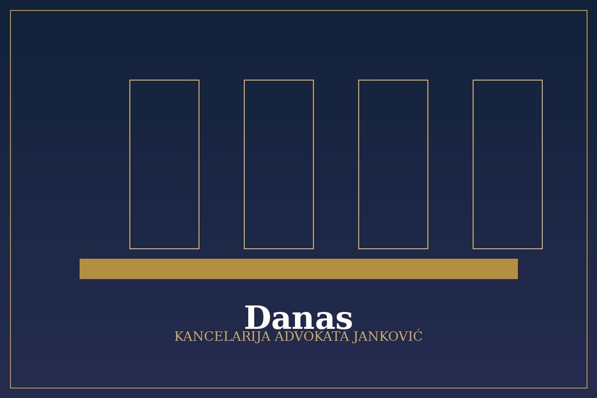 Kancelarija advokata Janković danas (ilustrativna fotografija)